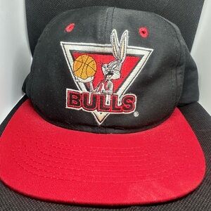 Logo 7 Vintage 1993 Chicago Bulls Bugs Bunny Snapback Hat NBA Looney Tunes Cap